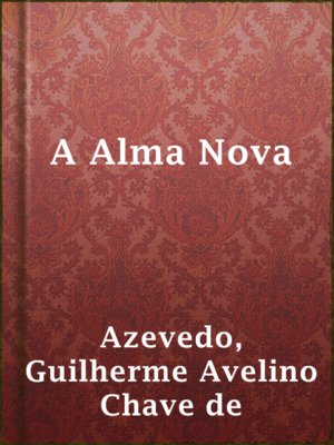 cover image of A Alma Nova